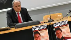 Roberto Salis, padre di Ilaria, durante un incontro organizzato presso il dipartimento di Giurisprudenza dell'universita' Roma Tre dal Comitato Liberiamo Ilaria Salis e dall'Anpi nazionale, Roma, 05 marzo 2024. ANSA/ETTORE FERRARI