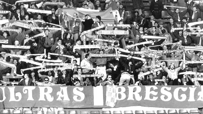 Gli ultras del Brescia a Wembley - Foto © www.giornaledibrescia.it