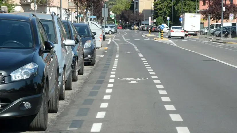 Una pista ciclabile a Brescia - © www.giornaledibrescia.it