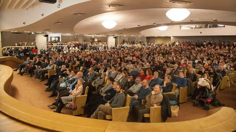 L'auditorium della Camera di commercio di Brescia