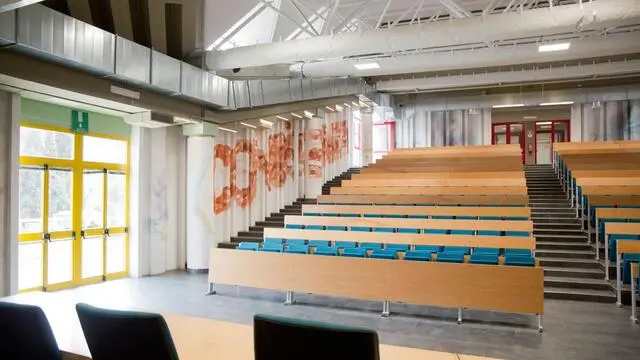 Università di Cagliari, aula e studenti