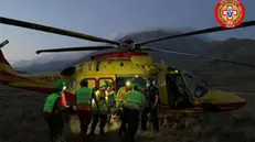 Turista precipita con parapendio, in eliambulanza ad Ancona