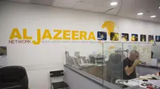 epa06128367 (FILE) - Employees of Al Jazeera satellite channel work at their Jerusalem bureau, Israel, 14 June 2017. Al Jazeera on 06 August 2017 said Israel's communication minister Ayoub Kara at a press conference said he had made a request to cancel the credentials of Al Jazeera journalists and shut down Al Jazeera's offices in Jerusalem. Israeli media reported 14 June 2017 that Israeli Prime Minister Benjamin Netanyahu then had decided to consider the closure of the station's offices. EPA/ATEF SAFADI