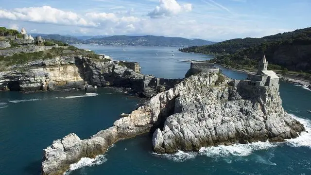 Portovenere veduta Aerea ANSA/LUCA ZENNARO