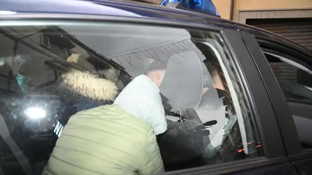 Arrestata una donna, Elona Kalesha nell'indagine sul duplice omicidio della coppia di albanesi scomparsi nel 2015, Sheptim e Teuta Pasho i cui resti sono stati trovati in valigie a Firenze. 22 Dicembre 2020 Firenze ANSA/CLAUDIO GIOVANNINI