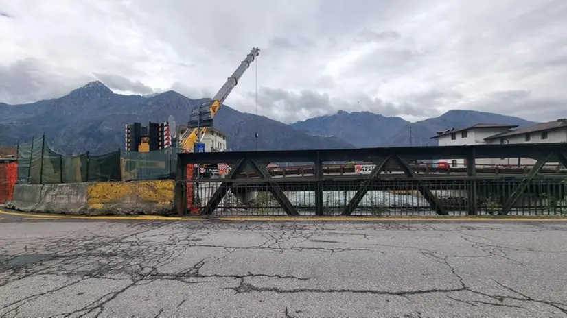 La posa del «Bailey» a Ponte Caffaro
