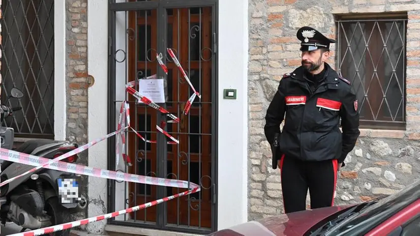 Lonato, la casa dove sono stati trovati i due corpi