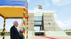 Il Presidente della Repubblica Sergio Mattarella alla Jubilee House di Accra (foto di Francesco Ammendola - Ufficio per la Stampa e la Comunicazione della Presidenza della Repubblica)