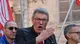 Maurizio Landini al corteo per lo sciopero generale in centro a Brescia