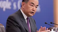 epa11203221 Chinaâ€™s Foreign Minister Wang Yi speaks during a press conference about foreign policy and external relations, for the Second Session of the National Peopleâ€™s Congress (NPC) in Beijing, China, 07 March 2024. China holds two major annual political meetings, the National People's Congress (NPC) and the Chinese People's Political Consultative Conference (CPPCC) which run alongside and together are known as 'Lianghui' or 'Two Sessions'. EPA/ANDRES MARTINEZ CASARES