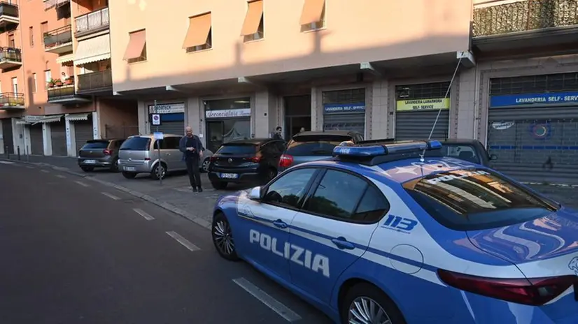 La Polizia in via Codignole