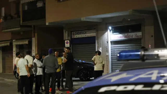 sparatoria via Codignole polizia scientifica, Brescia 13 aprile 2024. Ansa Filippo venezia