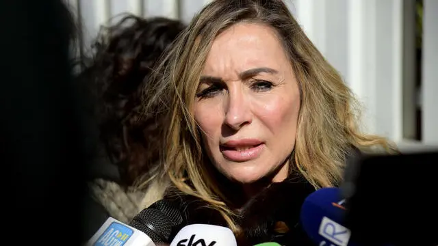 L'Avvocata di Mario Pincarelli Loredana Mazzenga in occasione del processo presso la Corte d'Appello di Roma per l'omicidio di Willy Monteiro, Roma, 28 marzo 2023. ANSA/FABIO CIMAGLIA