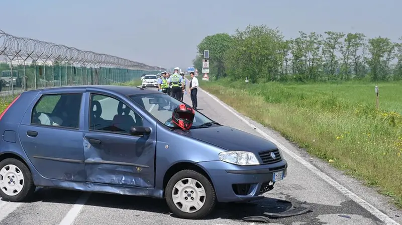 I mezzi coinvolti nell'incidente © www.giornaledibrescia.it