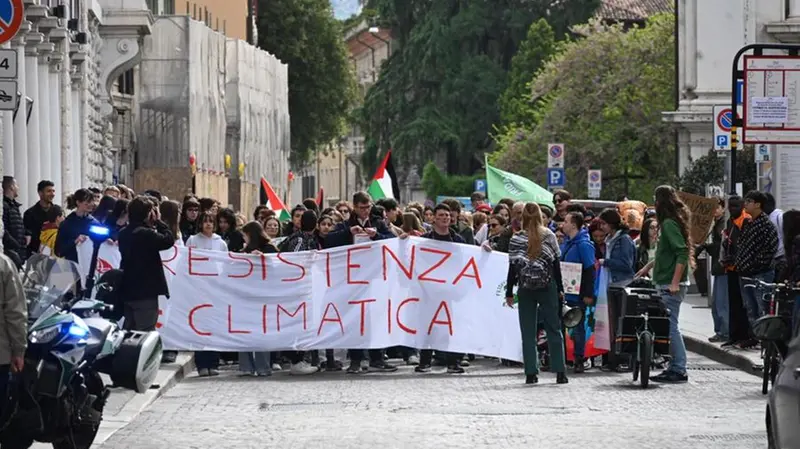 La manifestazione di Fridays for Future