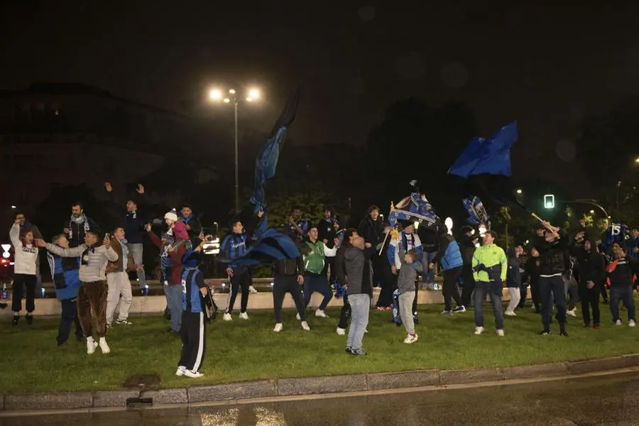 Festa per lo scudetto dell'Inter in piazza Repubblica