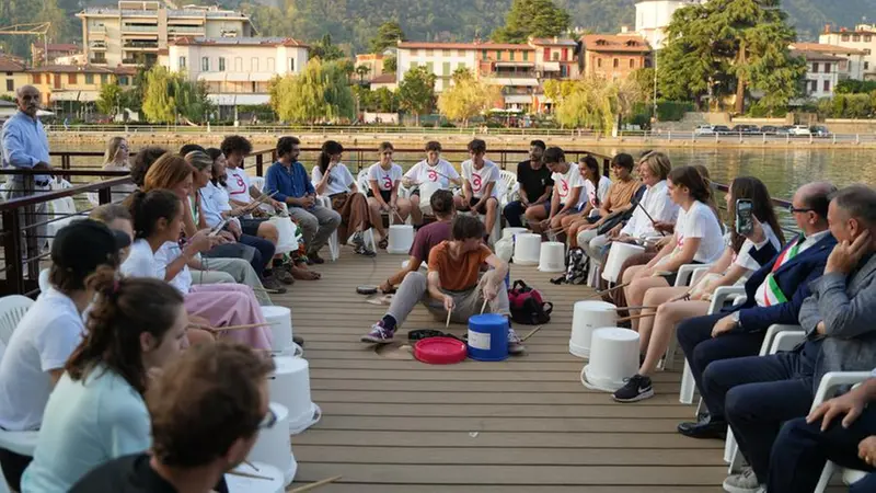 L'incontro tra ragazzi di Bergamo e Brescia alla scorsa edizione di Step by Step