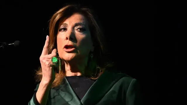 L'intervento del ministro Maria Alberti Casellati nel corso della maratona oratoria "Premierato: non facciamolo strano" La terza via del modello neo-parlamentare, promossa da fondazione Magna Carta, libertàeguale e ioCambio, Roma, 27 febbraio 2024. ANSA/MAURIZIO BRAMBATTI