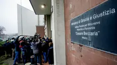 L'Istituto Penale per i Minorenni “Giovanni Beccaria" dopo la fuga di sette detenuti dall'istituto in via dei Calchi Taeggi a Milano, 26 dicembre 2022.ANSA/MOURAD BALTI TOUATI