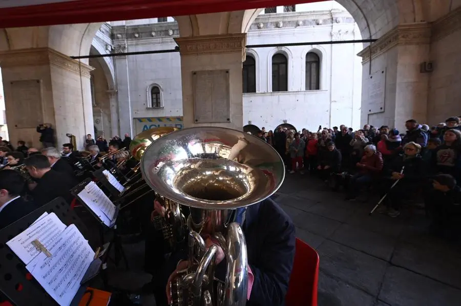Celebrazioni 25 aprile, il concerto della banda cittadina in piazza Loggia