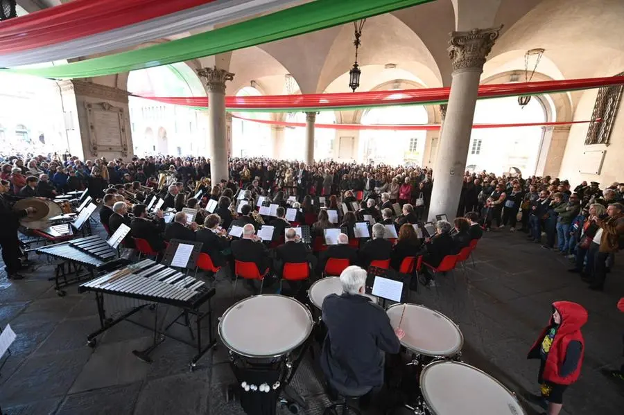 Celebrazioni 25 aprile, il concerto della banda cittadina in piazza Loggia
