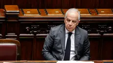 Il ministro dell’Interno Matteo Piantedosi interviene al Question time, presso la Camera dei Deputati, Roma, 24 aprile 2024, ANSA/VINCENZO LIVIERI