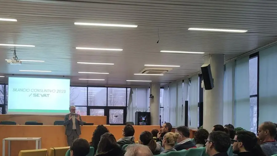 La presentazione del bilancio consuntivo di Sevat - © www.giornaledibrescia.it