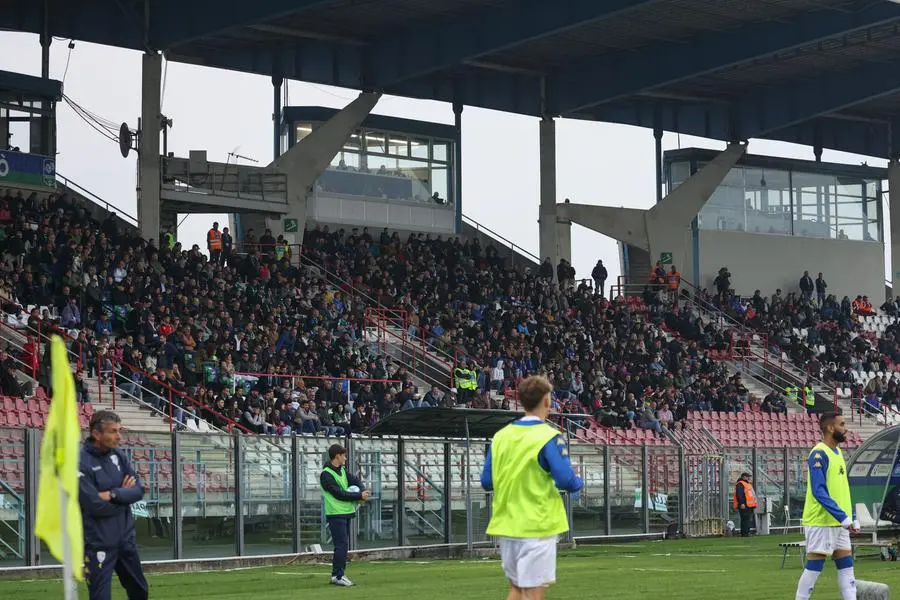 Sport Calcio Piacenza Serie B Feralpisalò Brescia (Trasferta) nella foto il pubblico  1/05/2024 nicoli@newreporter