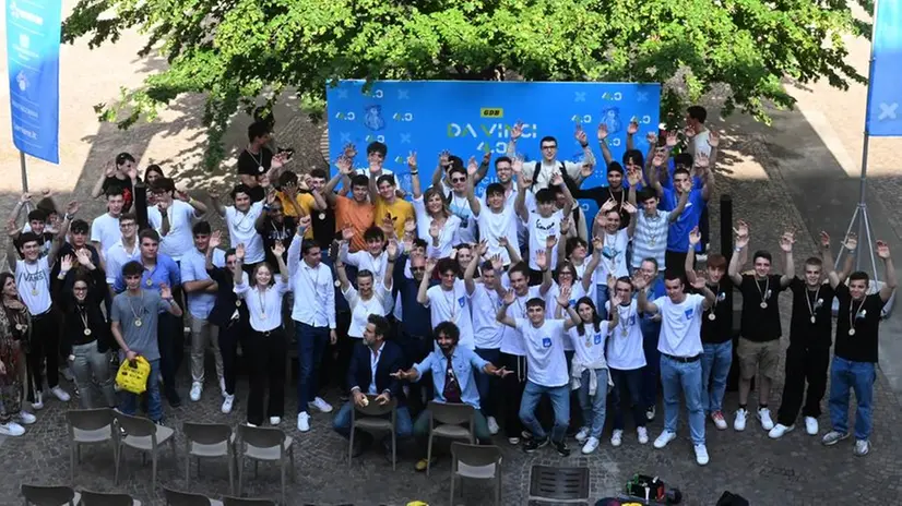 I partecipanti alla scorsa edizione di Da Vinci 4.0 - © www.giornaledibrescia.it