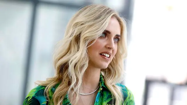 Chiara Ferragni partecipa ad un evento di un noto marchio di prodotti per capelli in via Ceresio a Milano, 9 luglio 2020.ANSA/Mourad Balti Touati