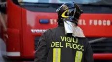 Sul posto i Vigili del Fuoco