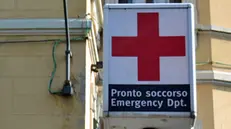 Sanità: l'ospedale Policlinico di Milano. Pronto soccorso. Immagine generica. Foto ANSA/Roberto Ritondale