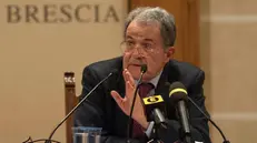 Romano Prodi durante un incontro a Brescia nel 2017 - Foto New Reporter Papetti © www.giornaledibrescia.it
