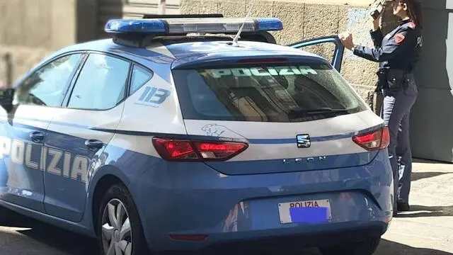 Auto della Polizia a Catania