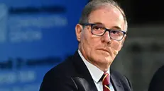 Il presidente dell'Autorità di Sistema Portuale del Mar Ligure Occidentale Paolo Emilio Signorini, durante all'assemblea pubblica di Confindustria Genova, Genova, 21 novembre 2022. ANSA/LUCA ZENNARO