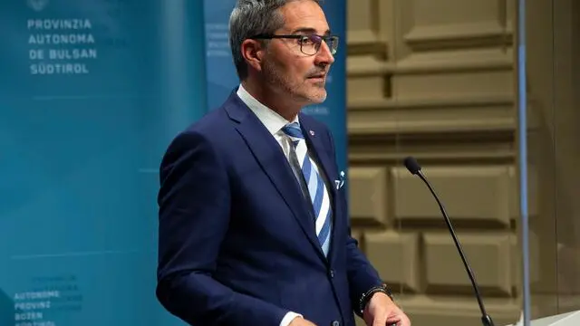 Il presidente della Provincia di Bolzano Arno Kompatscher