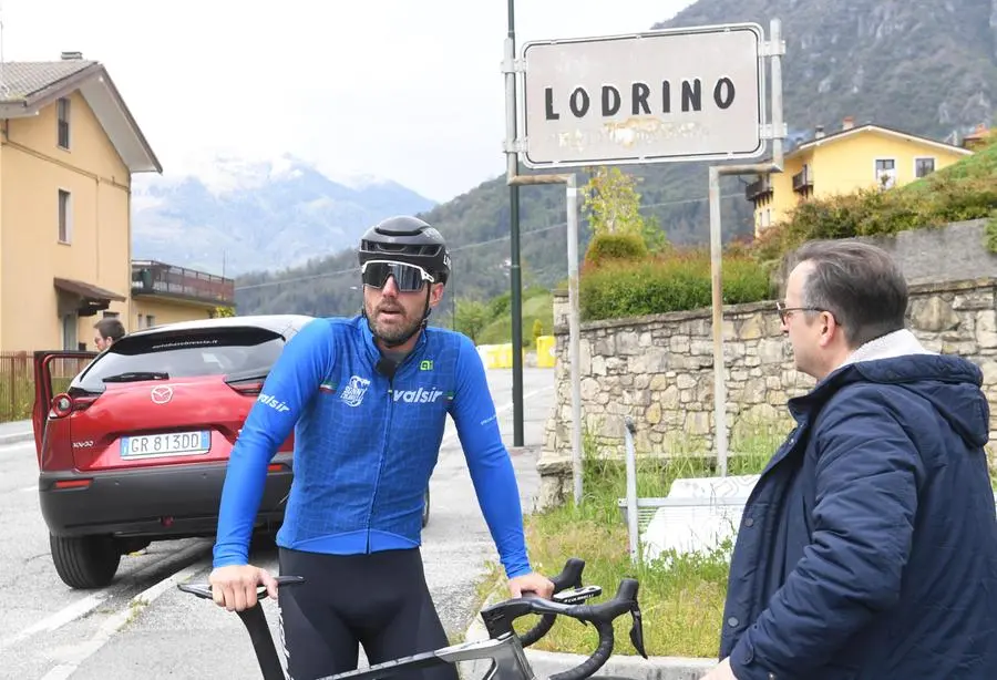 Giro d'Italia, Colbrelli in sella per lo speciale su Teletutto