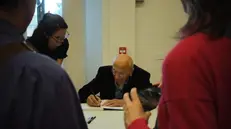 Franco Fontana al museo Santa Giulia per il firmacopie
