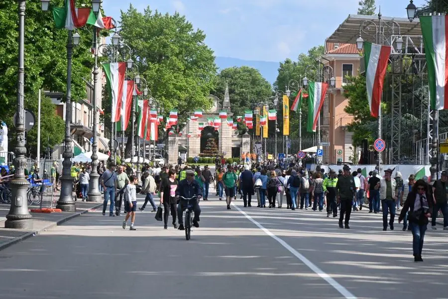 Adunata degli alpini a Vicenza, l'apertura