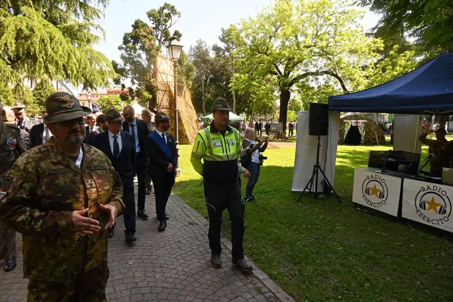 Adunata degli alpini a Vicenza, l'apertura