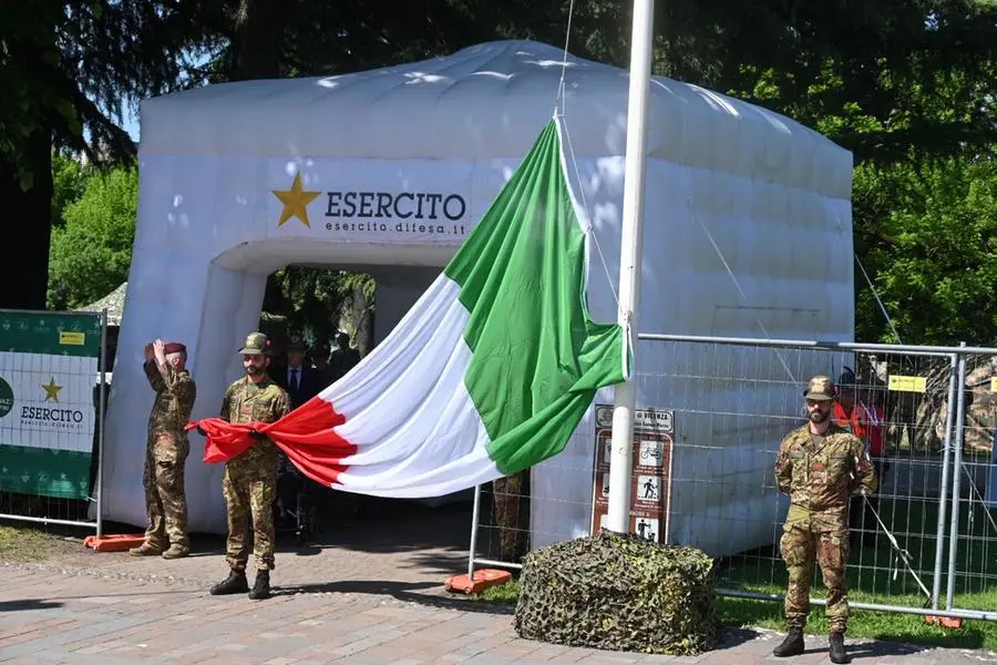 Adunata degli alpini a Vicenza, l'apertura