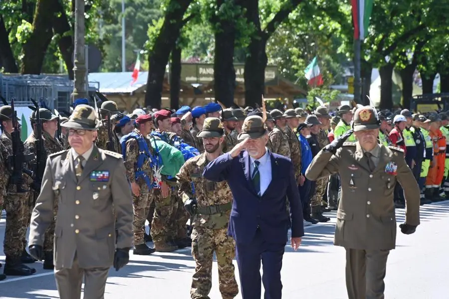 Adunata degli alpini a Vicenza, l'apertura
