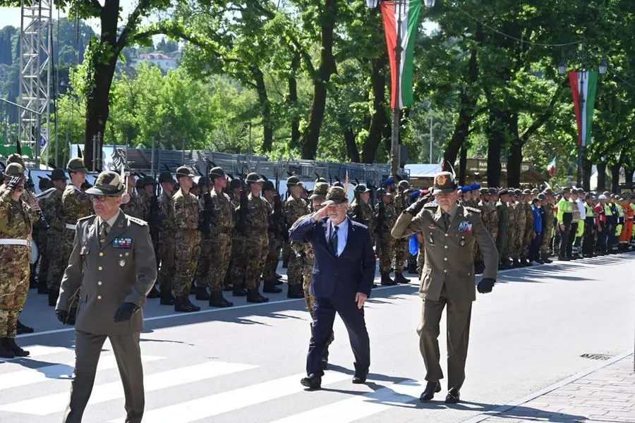 Adunata degli alpini a Vicenza, l'apertura
