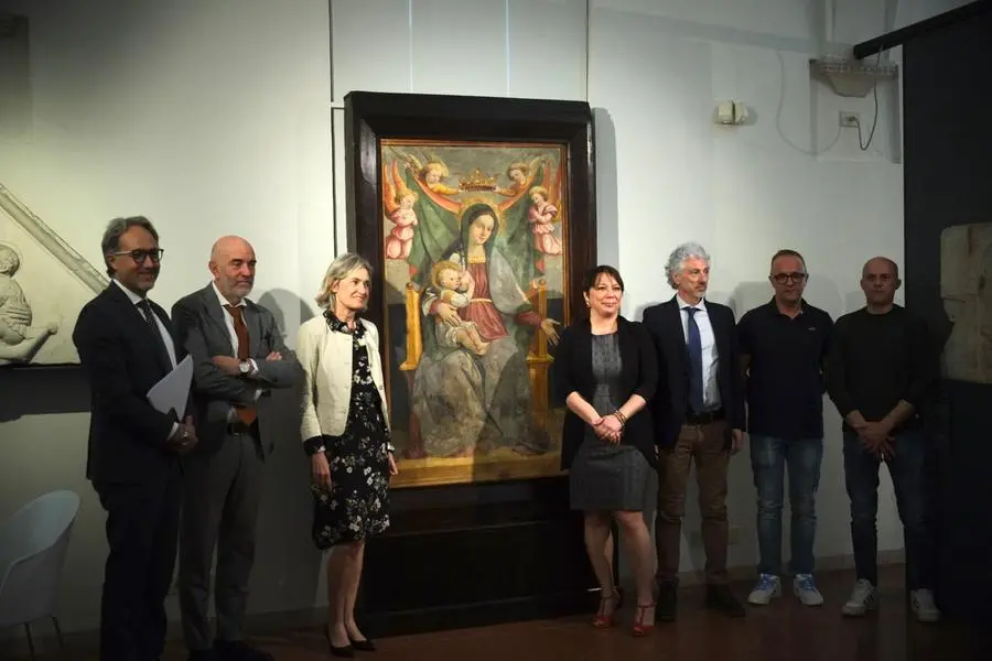 La «La Madonna del latte» restaurata