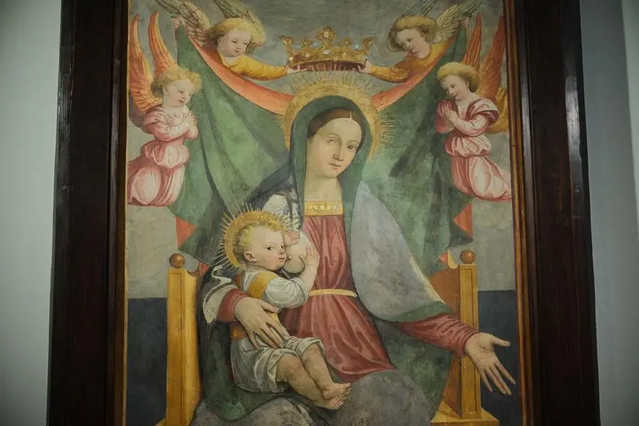 La «La Madonna del latte» restaurata