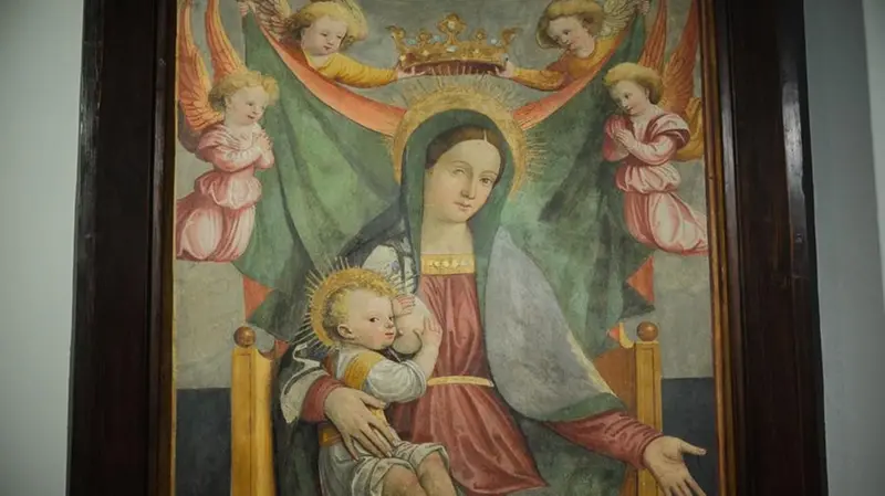 La «La Madonna del latte» restaurata