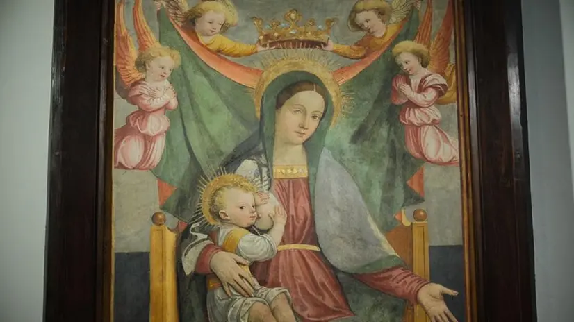La «La Madonna del latte» restaurata