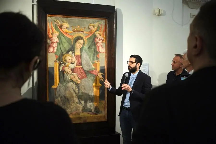 La «La Madonna del latte» restaurata