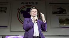 Avvio della campagna elettorale per le elezioni regionali per Sarah Disabato, candidata del Movimento 5 Stelle, il 9 maggio 2024. Nella serata, ospiti d'eccezione: il presidente del M5s Giuseppe Conte e la deputata Chiara Appendino ANSA/JESSICA PASQUALON