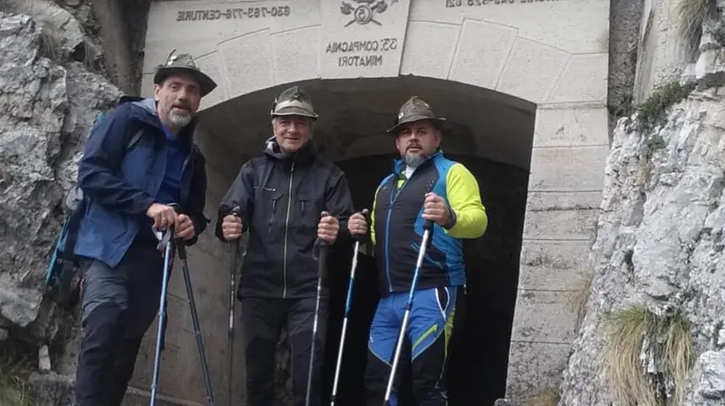 I tre camminatori da Rovereto a Vicenza